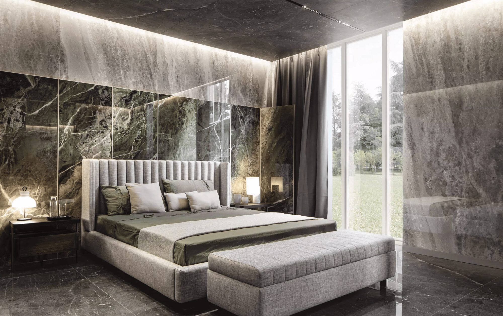 Heritage Luxe — wall and floor setting