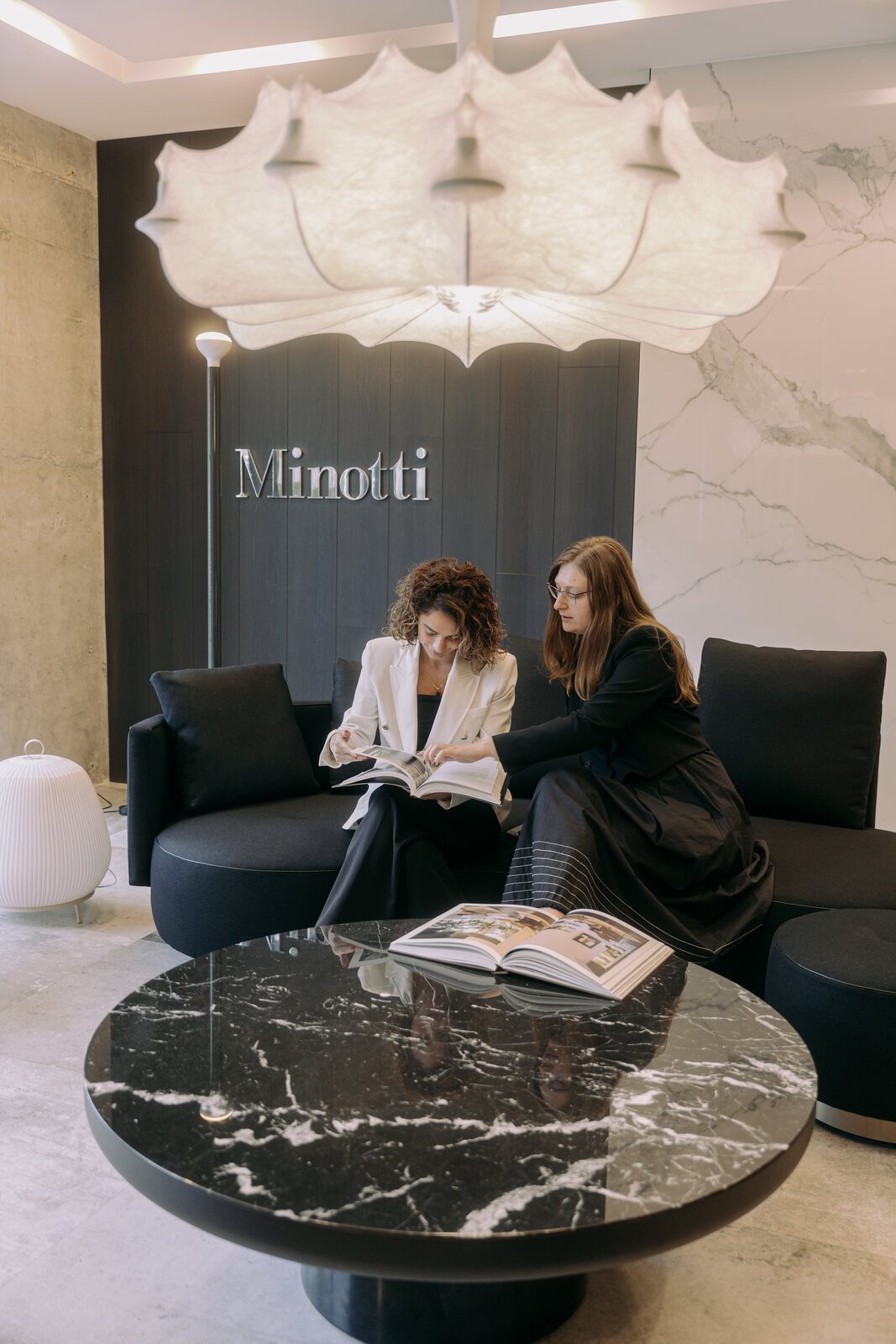 Minotti-ს სასტუმრო ზონა — Design Avenue-ის შოურუმი
