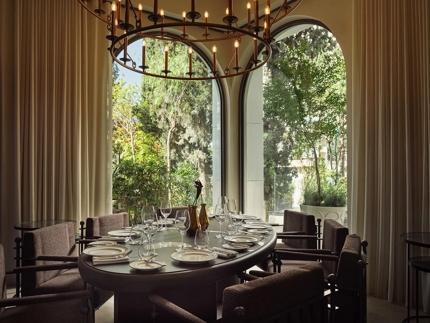 The dining room