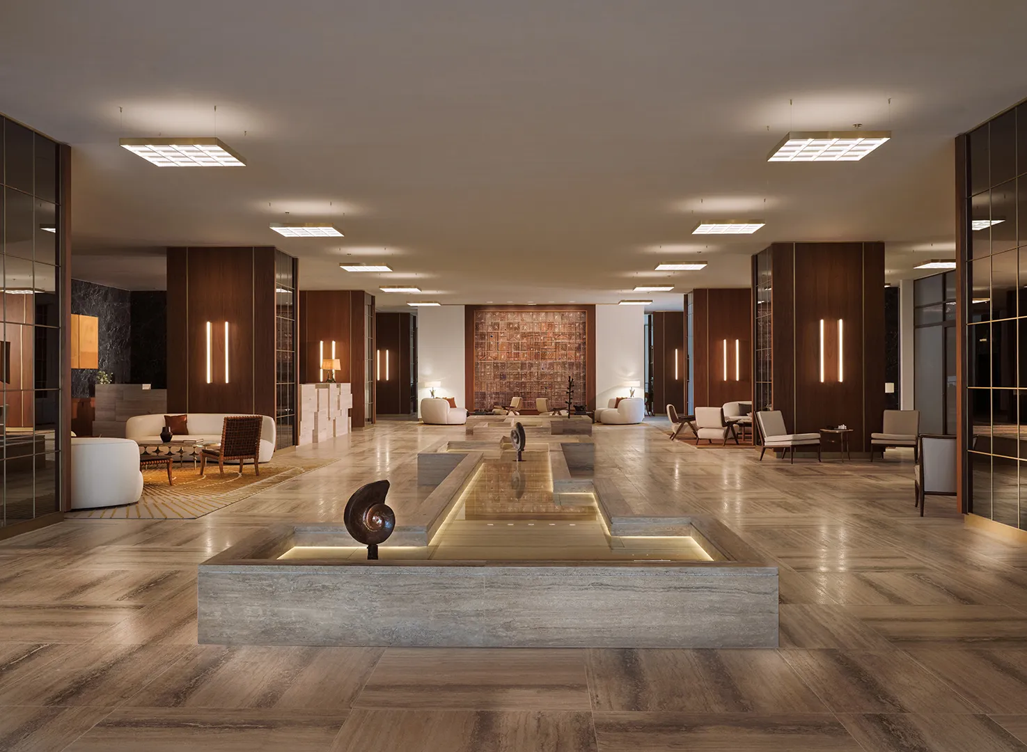 The lobby