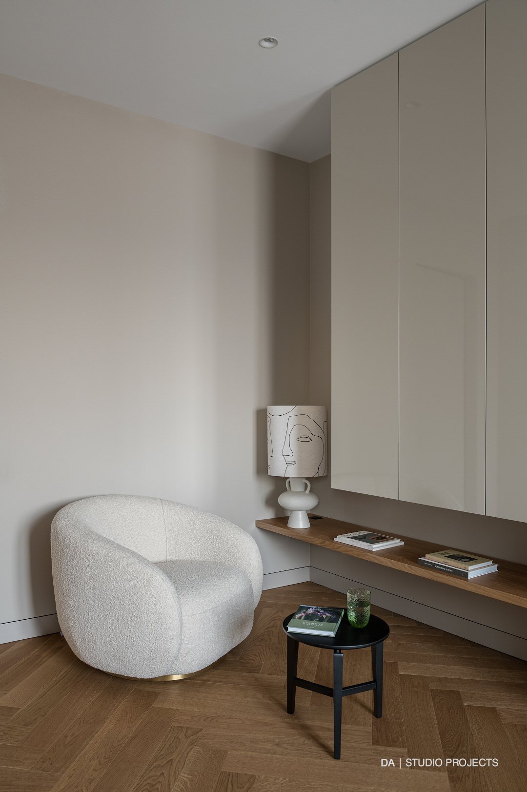 Armchair by the dressing area