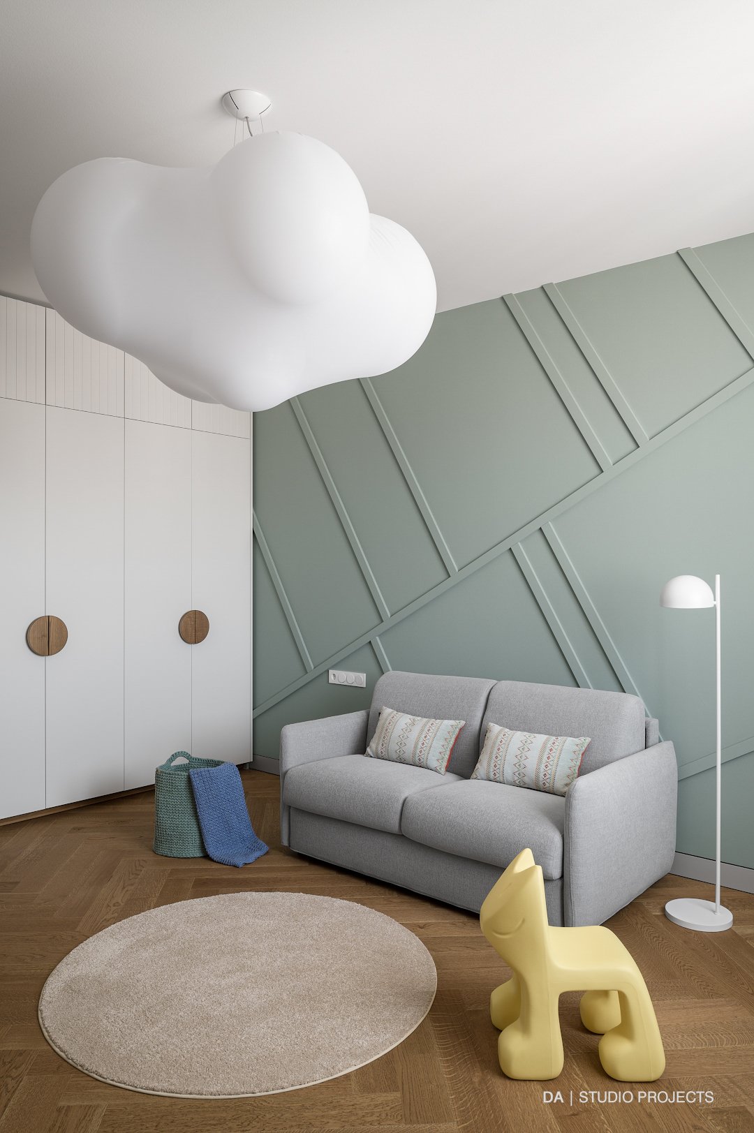Children's room with sofa