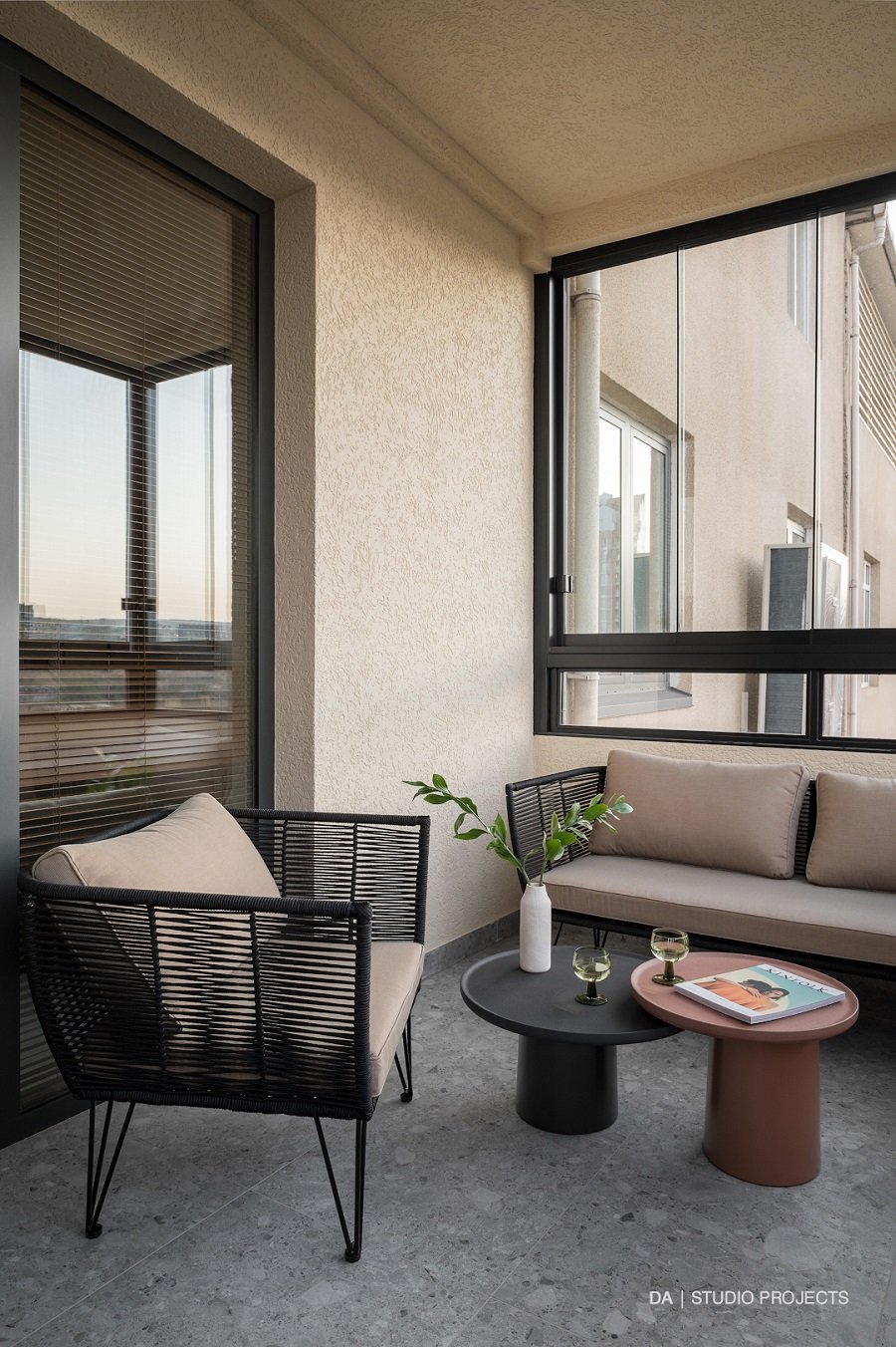 Loggia seating area